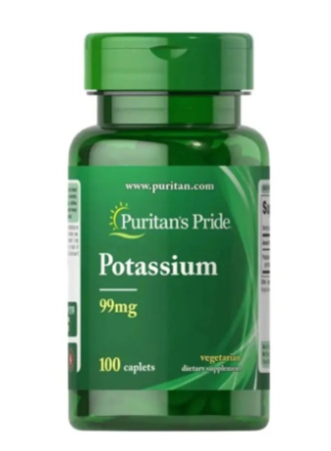 general Puritans Pride Potassium 99MG CAPLET 100s - Image 1